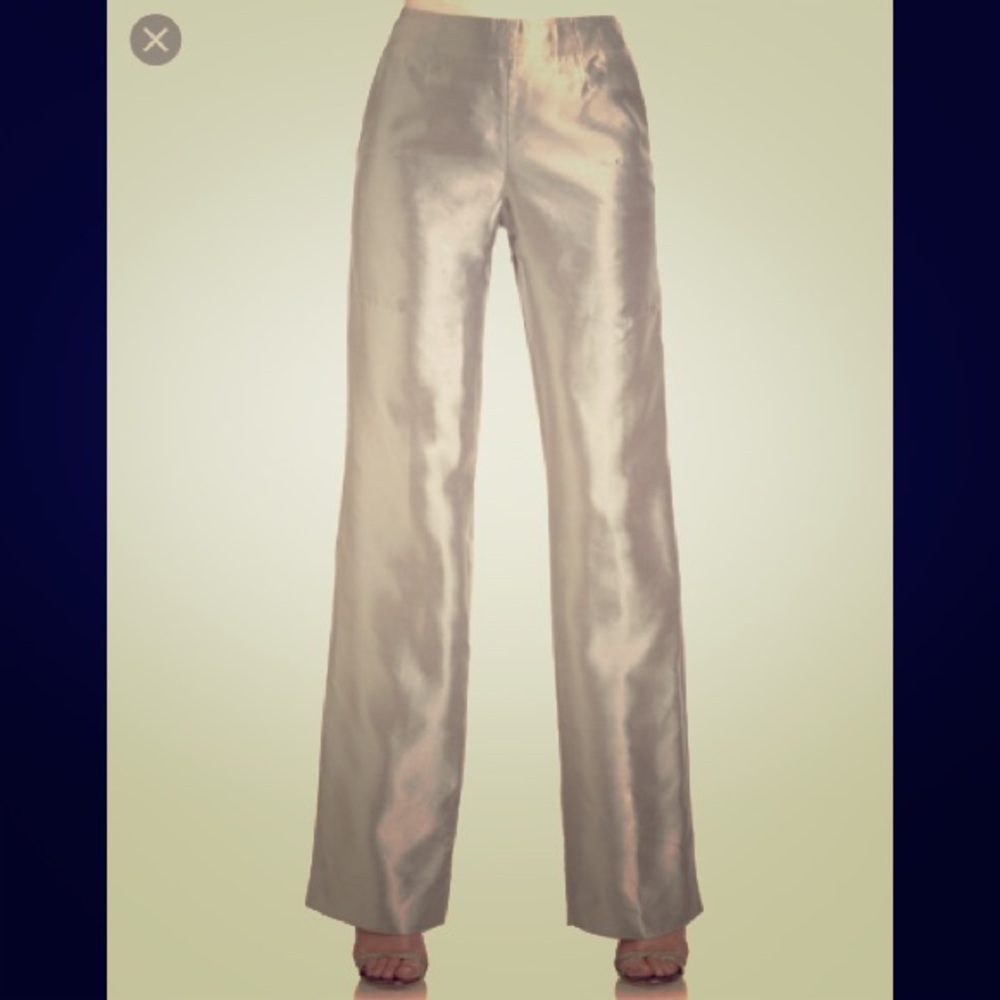 Armani Collection silk palazzo pants size 8